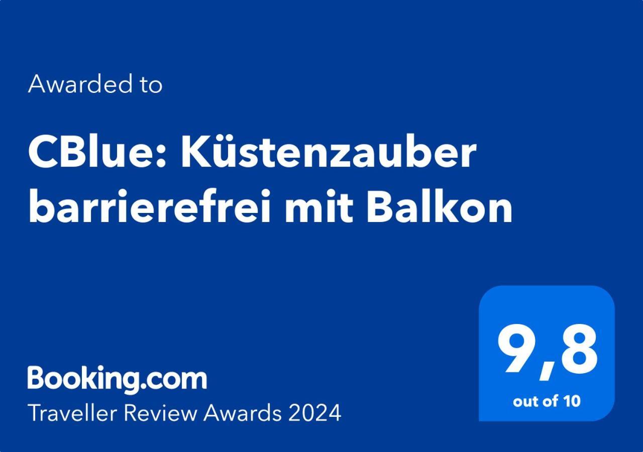 Cblue: Kuestenzauber Barrierefrei Mit Balkon 海利根港 外观 照片
